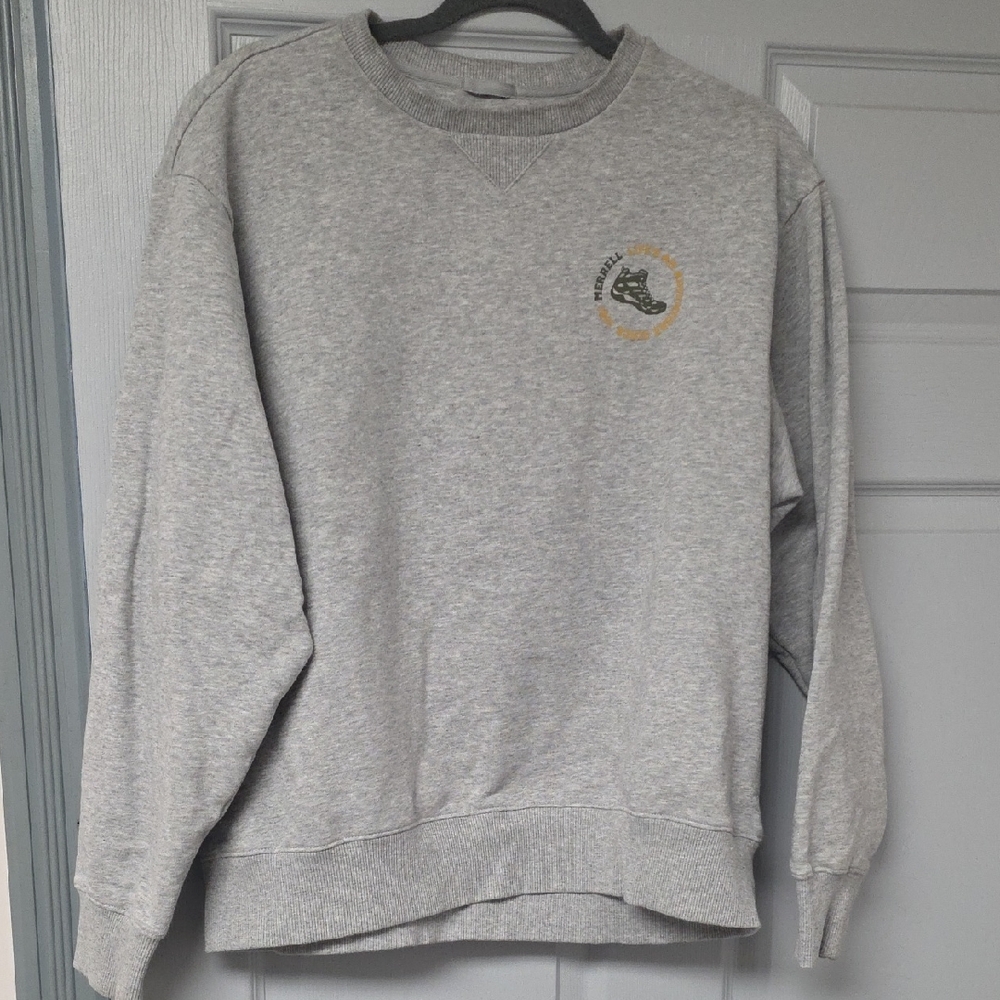 Merrell Light Gray Crewneck Sweater